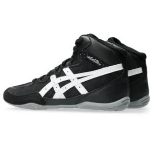 asics wrestling shoes kids matflex 8 gs black:white 2a