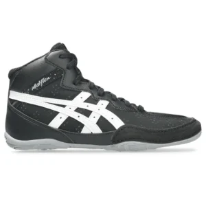 asics wrestling shoes kids matflex 8 gs black:white 3a