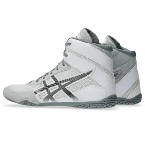 asics wrestling shoes matcontrol 3 white:gunmetal 3