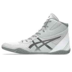 asics wrestling shoes matcontrol 3 white:gunmetal 4