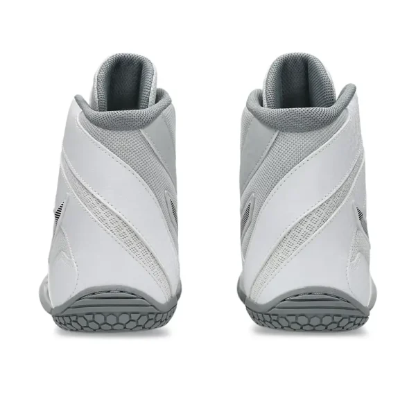asics wrestling shoes matcontrol 3 white:gunmetal 5