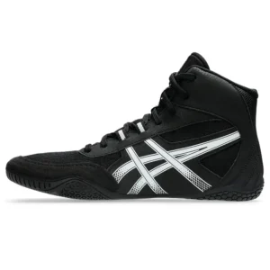 asics wrestling shoes matcontrol 4 black:white 4a