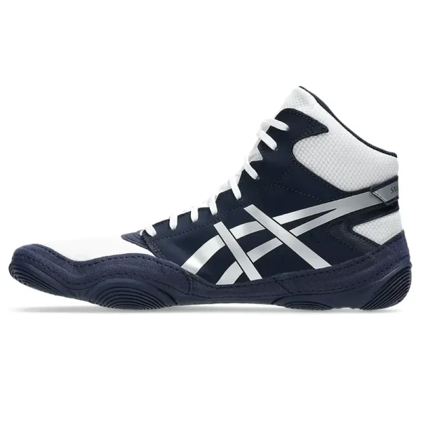 asics wrestling shoes snapdown 4 midnight:pure silver 3