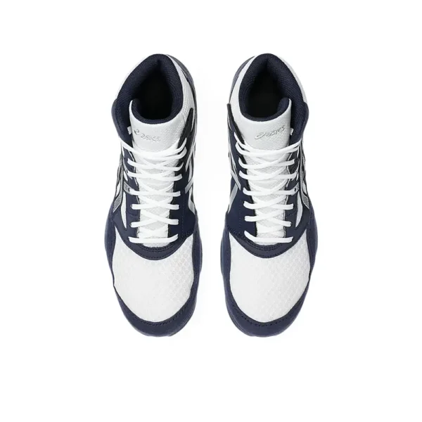 asics wrestling shoes snapdown 4 midnight:pure silver 6