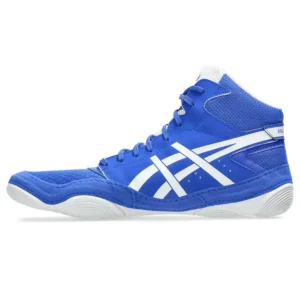 asics wrestling shoes snapdown 4 neon blue:white 4a