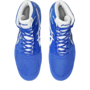 asics wrestling shoes snapdown 4 neon blue:white 6a