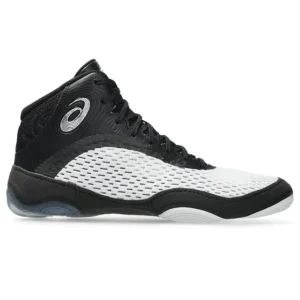 asics wrestling shoes split elite classic white:black 1