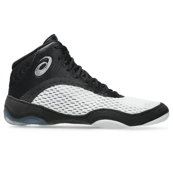 asics wrestling shoes split elite classic white:black 1