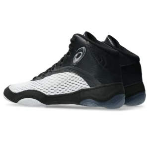 asics wrestling shoes split elite classic white:black 3