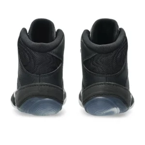 asics wrestling shoes split elite classic white:black 5