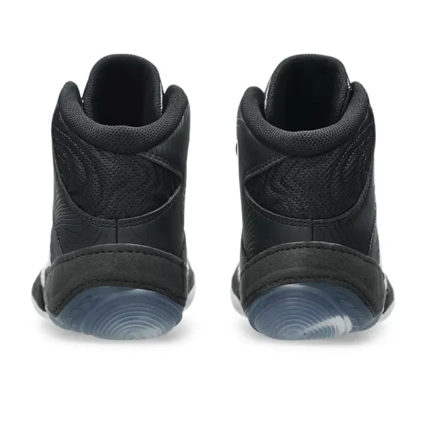 asics wrestling shoes split elite classic white:black 5