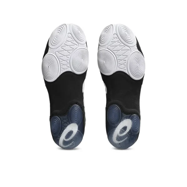 asics wrestling shoes split elite classic white:black 7