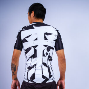 Scramble Hanzi Rashguard Monochrome