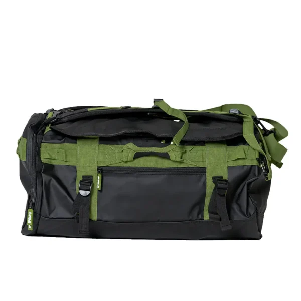 fuji backpack duffle bag comp black green 1