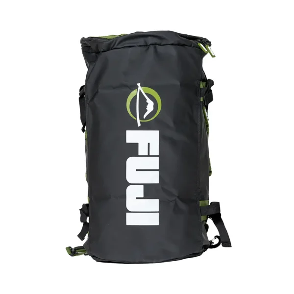 fuji backpack duffle bag comp black green 6