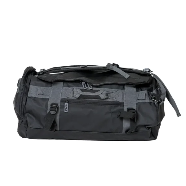 fuji backpack duffle bag comp black grey 2