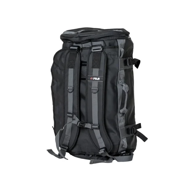 fuji backpack duffle bag comp black grey 6