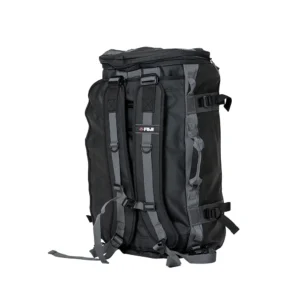fuji backpack duffle bag comp black grey 8