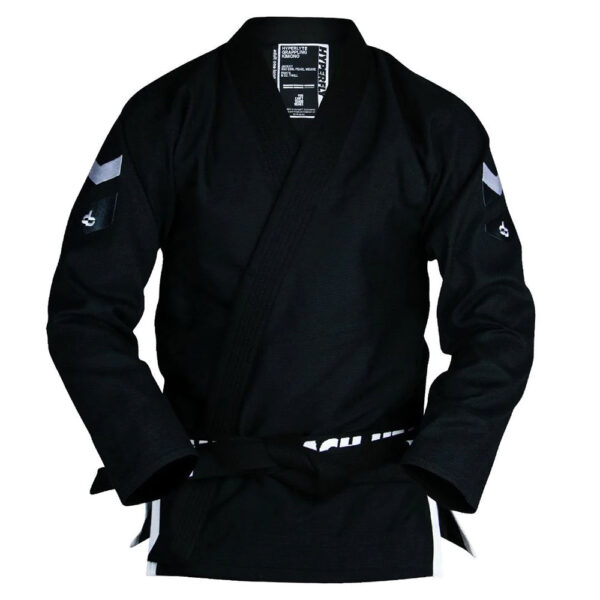 hyperfly bjj gi hyperlyte 2.5 black white 1
