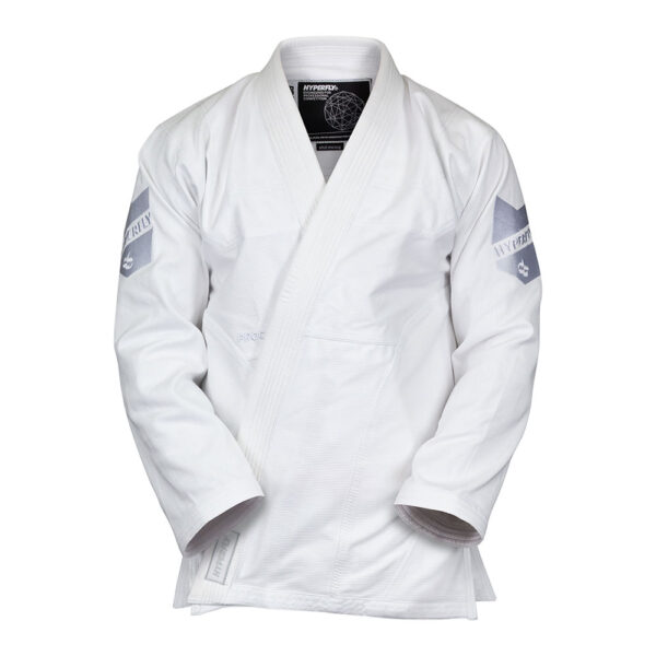 hyperfly bjj gi procomp lyte void white 1