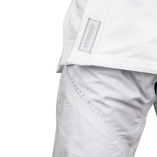 hyperfly bjj gi procomp lyte void white 5