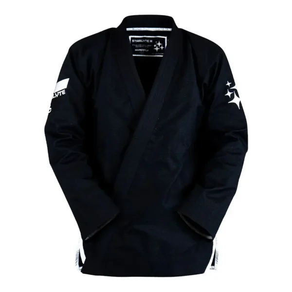 hyperfly bjj gi starlyte iii black:white 1