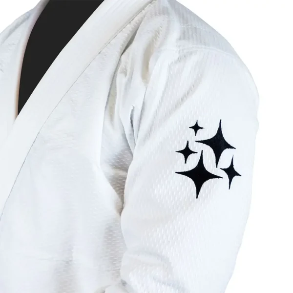 hyperfly bjj gi starlyte iii white:black 3