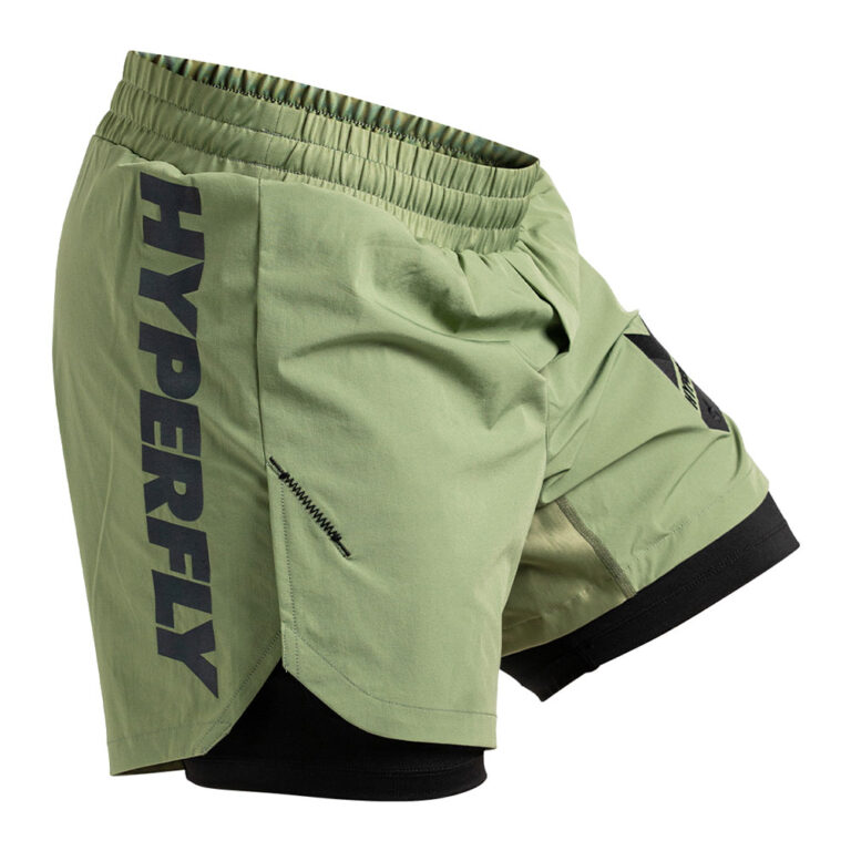 Hyperfly Combat Shorts Icon 4 olive - Rebelz