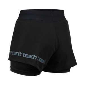 hyperfly flygirl fight shorts black white 2