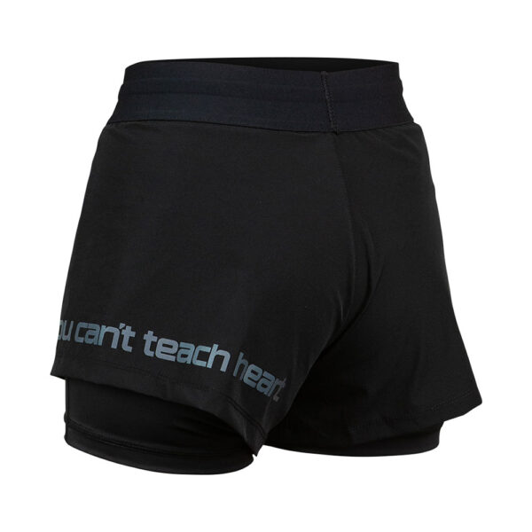 hyperfly flygirl fight shorts black white 2