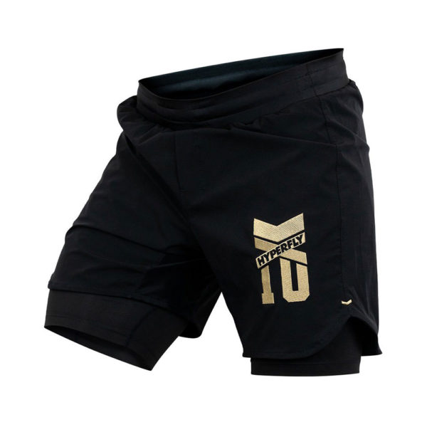 Hyperfly Grappling Shorts Icon black gold 4