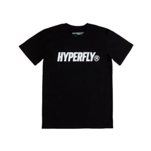 hyperfly t shirt black white