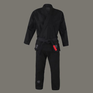 inverted gear bjj gi bamboo black 1 front