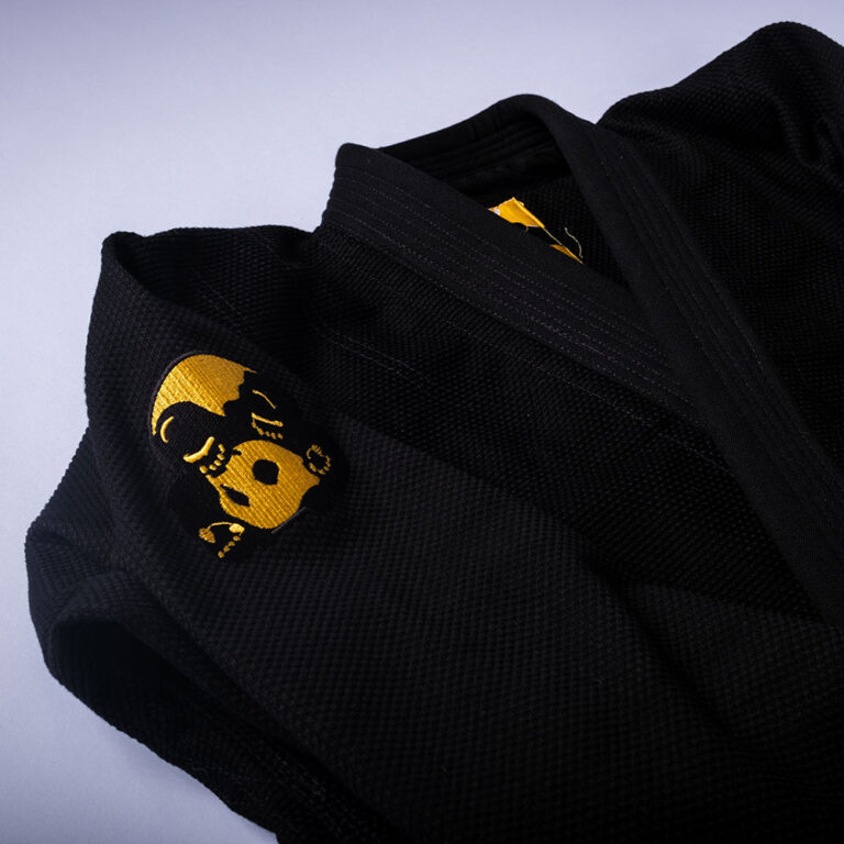 Inverted Gear BJJ Gi Old School V2 black - Rebelz