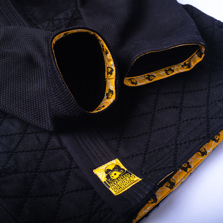 Inverted Gear BJJ Gi Old School V2 black - Rebelz