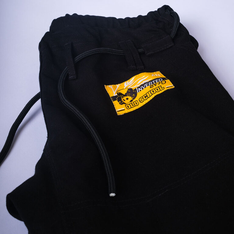 Inverted Gear BJJ Gi Old School V2 black - Rebelz