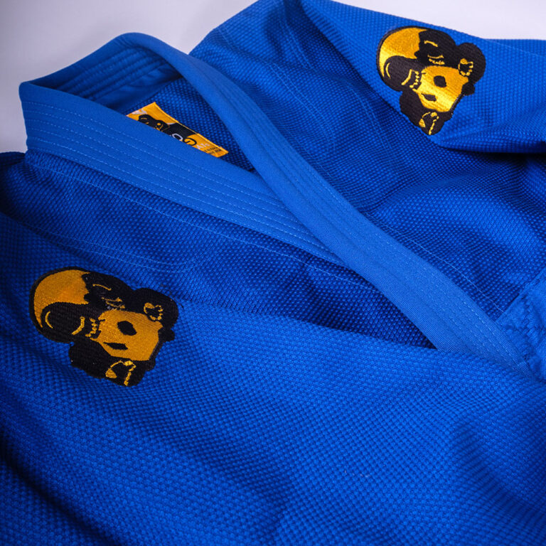 Inverted Gear BJJ Gi Old School V2 blue - Rebelz