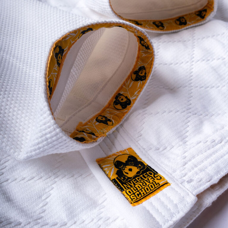 Inverted Gear BJJ Gi Old School V2 white - Rebelz