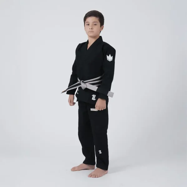 kingz bjj gi kids the one v2 black 2