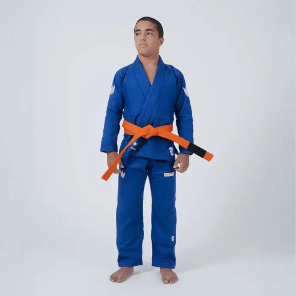 kingz bjj gi kids the one v2 blue 1