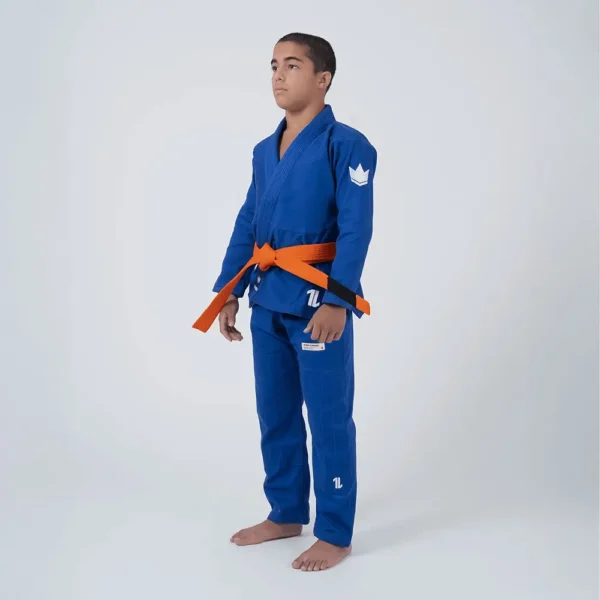 kingz bjj gi kids the one v2 blue 2
