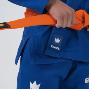 kingz bjj gi kids the one v2 blue 4