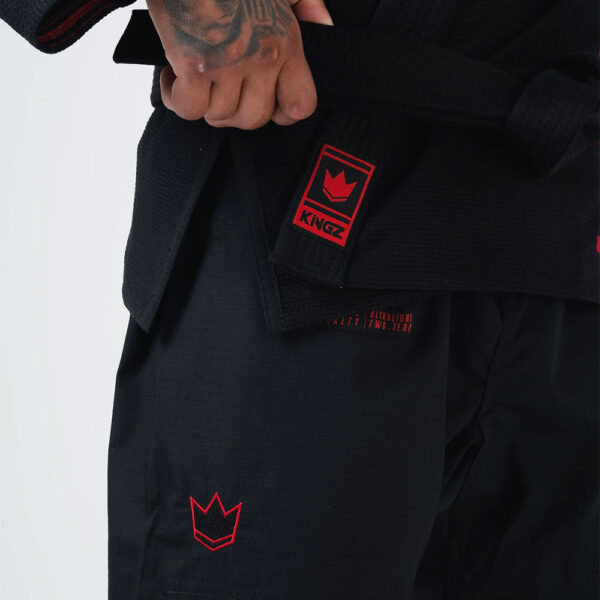 kingz bjj gi ultralight 2.0 ibjjf black 6