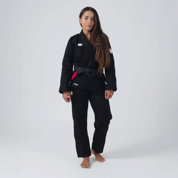 kingz bjj gi women kore v2 ibjjf black 1