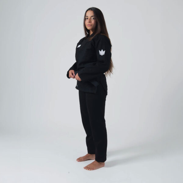 kingz bjj gi women kore v2 ibjjf black 2