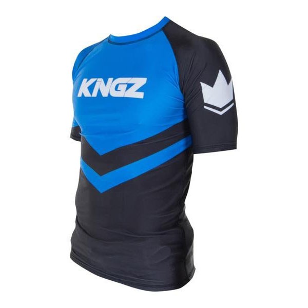 kingz rashguard ranked short sleeve bla 3