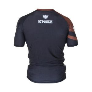 kingz rashguard ranked short sleeve brun 2