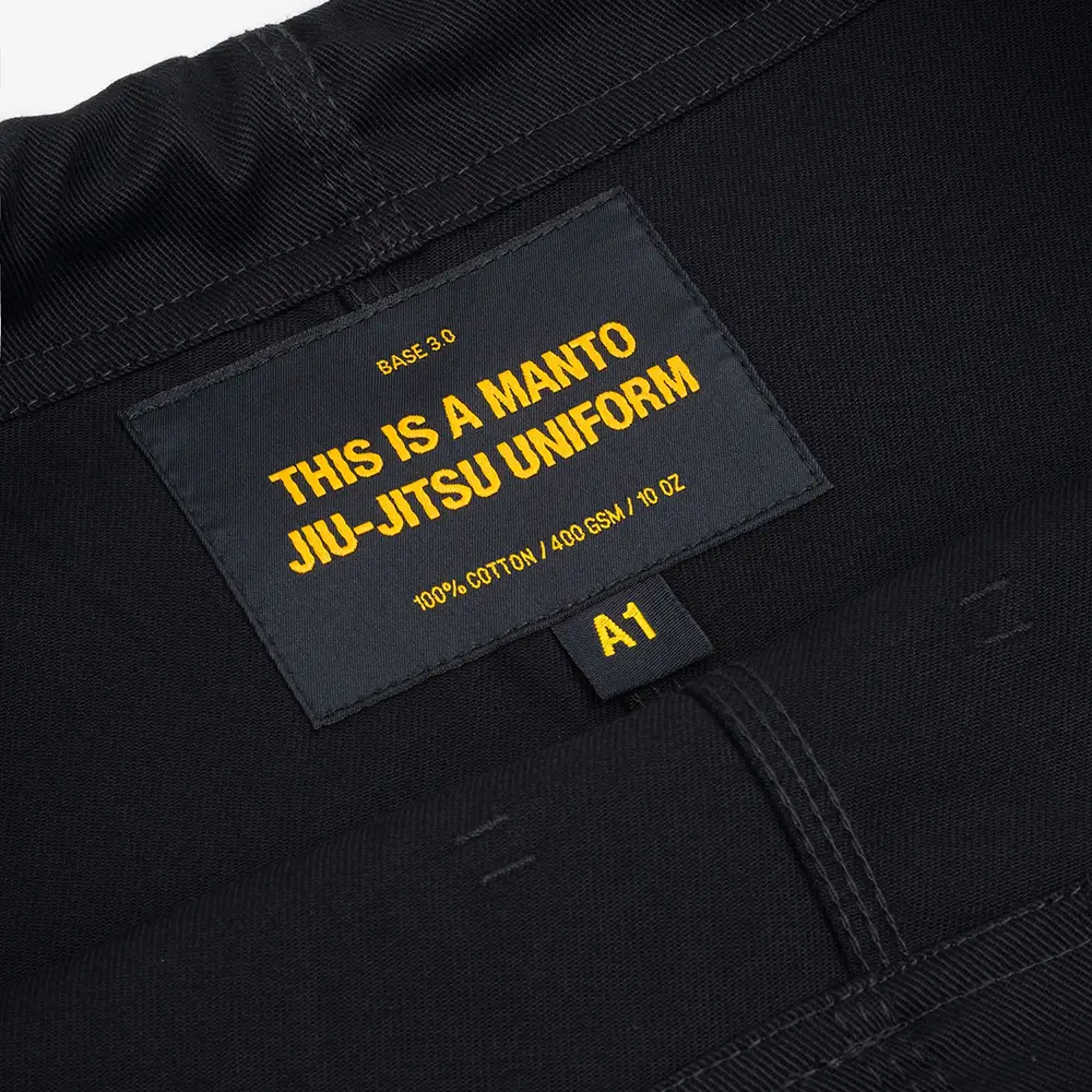 manto bjj gi base 3.0 black:orange 9