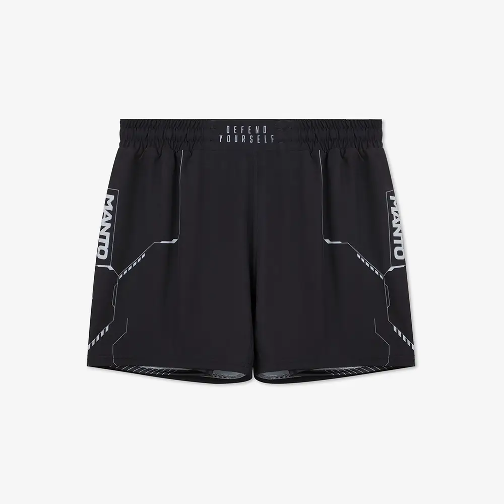 manto shorts 2 in 1 shield black 1
