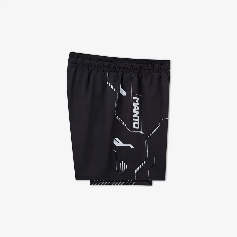 manto shorts 2 in 1 shield black 3